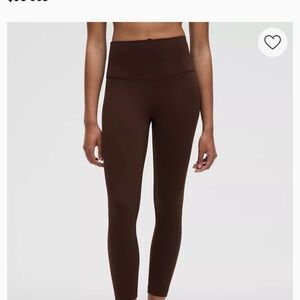Lululemon Espresso Align 23” Crop